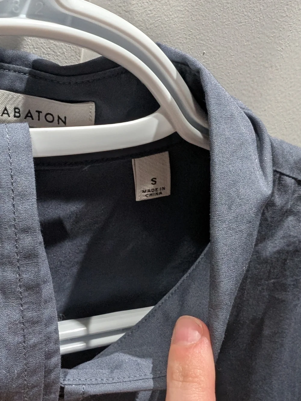 Babaton Slate Gray Short-Sleeve Midi Shirt Dress with Self Tie - Picture 5 of 6